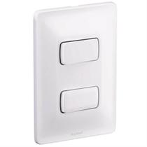 Interruptor Simples + Interruptor 10a 250v 4x2 Zeffia - 680103 - Pial Inter.simples+inte. 10a 250v 4x2