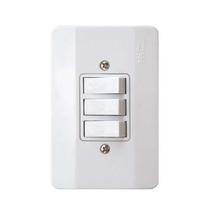 Interruptor Simples Linha Millenium Mectronic - Conjunto com 3 Unidades