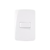 Interruptor Simples Margirius B3 10a Com Placa 4x2 Branco Branco Interruptor Simples Margirius B3 10a Com Placa 4x2 Branco Branco