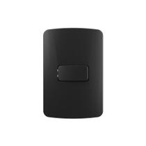 Interruptor Simples MarGirius B3 Colors 10A com Placa 4x2 Preto Ebony Interruptor Simples MarGirius B3 Colors 10A com Placa 4x2 Preto Ebony