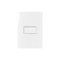 Interruptor Simples MarGirius Sleek 10A com Placa 4x2 Branco