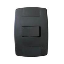 Interruptor Simples Preto 10A 250V Placa Espelho 4x2 Ilumi Interruptor Simples Preto 10A 250V Placa Espelho 4x2 Ilumi
