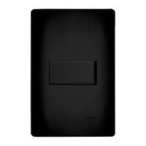 Interruptor Simples Preto 16A/250V Com Placa Habitat - FAME