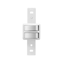 Interruptor Simples sem Placa 2 Teclas Branco Blanc Fame