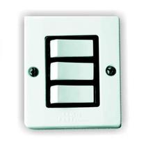 Interruptor Simples Sistema X Mectronic - Conjunto com 3 Unidades