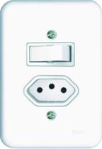 Interruptor Simples + Tomada 2 P+T 20a Linha Pollar Radial