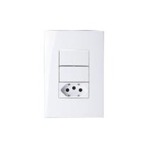 Interruptor Simples +Tomada 20A Margirius Sleek C/Placa 4X2