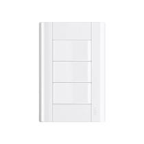 Interruptor Simples Triplo Fame Modulare Com Placa 4x2 Branco