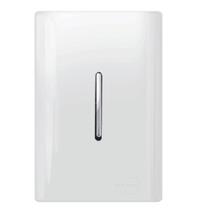 Interruptor Simples Vertical Cromado com Placa - DC-12001 - NOVARA