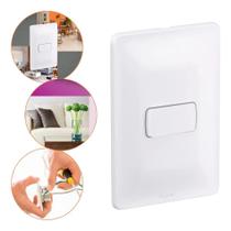 Interruptor Simples Zeffia Branco 1 Tecla 4x2 Completo Com Suporte Placa Espelho De Parede Legrand Interruptor Simples Zeffia Branco 1 Tecla 4x2 Completo Com Suporte Placa Espelho De Parede Legrand