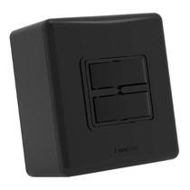 Interruptor Sistema X 2 Paralelo Preto Enerbras Interruptor Sistema X 2 Paralelo Preto Enerbras