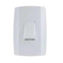 Interruptor Slim Ilumi 1 Tecla Simples com Placa 4 x 2