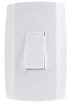 Interruptor Slim Paralelo Vertical 10A 250V Branca Ilumi 8022 Interruptor Slim Paralelo Vertical 10A 250V Branca Ilumi 8022