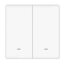 Interruptor Smart 3V com 2 Teclas BLE+SIG Mesh Myhouse X - Branco