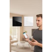 Interruptor Smart 6 Botões Touch Wi-Fi Alexa 4x4 Preto 127/2