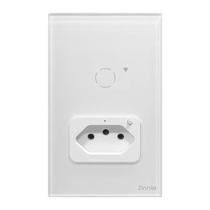 Interruptor Smart com Tomada Zinnia, 10A, 50/60Hz, Branco, ZNS-IT1-WH01