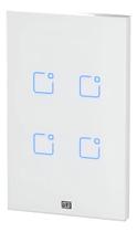 Interruptor Smart Inteligente Branco 4 Botões Weg Wifi Alexa Bivolt Interruptor Smart Inteligente Branco 4 Botões Weg Wifi Alexa Bivolt