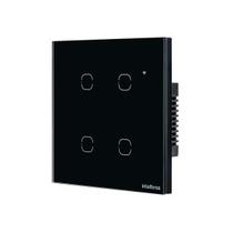 Interruptor Smart Inteligente Wifi Touch Preto 4 Teclas Ews 1004 Intelbras Interruptor Smart Inteligente Wifi Touch Preto 4 Teclas Ews 1004 Intelbras