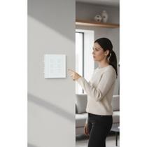 Interruptor Smart Touch 3x2 Branco Wi-Fi Controle Voz