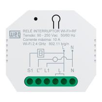 Interruptor Smart WEG, Wi-Fi + RF, Alexa e Google Assistente, Bivolt, Branco - 15718934
