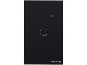 Interruptor Smart Wi-Fi Touch 1 Tecla EWS 1001 Preto Intelbras