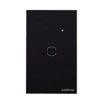 Interruptor smart wi-fi touch 1 tecla ews 1001 preto
