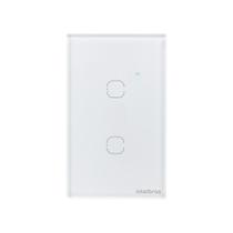 Interruptor smart wi-fi touch 2 teclas zigbee ezs 1002 br