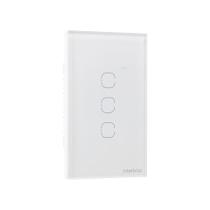 Interruptor Smart Wi-Fi Touch 3 Branco Ews 1003 - Controle Remoto e Automação Interruptor Smart Wi-Fi Touch 3 Branco Ews 1003 - Controle Remoto e Automação