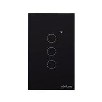 Interruptor Smart Wi-Fi Touch 3 Preto Ews 1003 4850018 Interruptor Smart Wi-Fi Touch 3 Preto Ews 1003 4850018