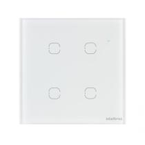 Interruptor Smart Wi-fi Touch 4 Teclas Ews 1004 Branco