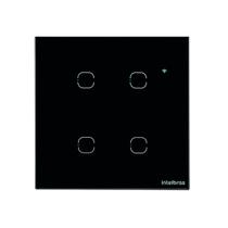 Interruptor Smart Wi-fi Touch 4 Teclas Preto Ews 1004 4850028 Interruptor Smart Wi-fi Touch 4 Teclas Preto Ews 1004 4850028