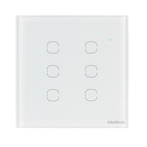 Interruptor Smart Wi-Fi Touch 6 Teclas Branco EWS 1006 Interruptor Smart Wi-Fi Touch 6 Teclas Branco EWS 1006