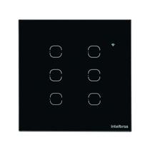 Interruptor Smart Wi-fi Touch 6 Teclas Preto Ews 1006 4850027 Interruptor Smart Wi-fi Touch 6 Teclas Preto Ews 1006 4850027