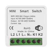Interruptor Smart WiFi 16A TNCE Tuya - Mini Disjuntor com Temporizador e Controle Remoto via Alexa