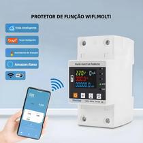 Interruptor Smart WiFi 63A com Medidor de Energia TUYA - Temporizador e Proteção