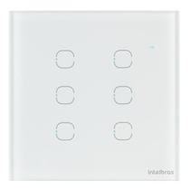 Interruptor Smart Wifi Touch 6 Teclas Ews 1006 Intelbras Branco