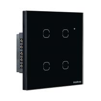 Interruptor smart wifi touch preto ews 1004 intelbras
