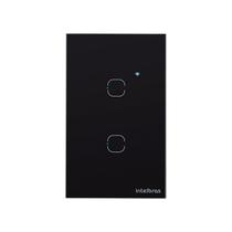 Interruptor smart zigbee touch 2 preto ezs 1002 4850048