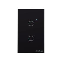Interruptor Smart Zigbee Touch 2 Preto Ezs 1002 4850048