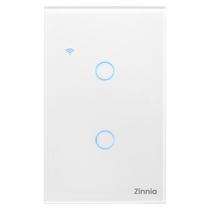 Interruptor Smart Zinnia 2 Botoes, 10A, 50/60Hz, Branco, ZNS-I2B-WH01