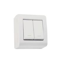 Interruptor Sobrepor Lizflex Tramontina 2teclas Simples 10a Branca