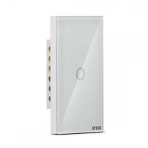 Interruptor Steck Smarteck 1 Modulo Touch Wi-Fi Bivolt Branco - Smci1Bs1
