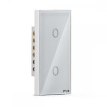 Interruptor Steck Smarteck 2 Modulos Touch Wi-Fi Bivolt Branco - Smci2Bs1 Interruptor Steck Smarteck 2 Modulos Touch Wi-Fi Bivolt Branco - Smci2Bs1