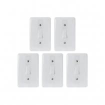 Interruptor Stylus Ilumi 4x2 6A 250V Kit 5 Un Interruptor Stylus Ilumi 4x2 6A 250V Kit 5 Un