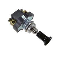 Interruptor Tecla Com Bucha Longa Botao Preto