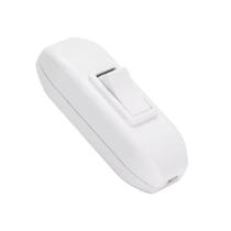 Interruptor Tecla Final De Cordao Abajur Luminária Branco 10A 250V Ifc-100 Margirius Interruptor Tecla Final De Cordao Abajur Luminária Branco 10A 250V Ifc-100 Margirius