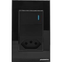 Interruptor Tecla Fisica Zigbee Tomada Integrada Controle via Alexa e Google Assistente Novadigital
