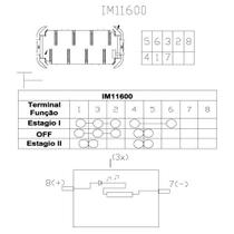 Interruptor Tecla Iluminação Caminhão MB 3P