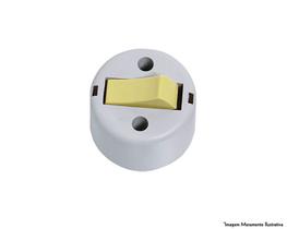 Interruptor Tecla Simples Sobrepor Cz 8100 c/12pcs Interruptor Tecla Simples Sobrepor Cz 8100 c/12pcs