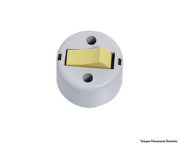 Interruptor Tecla Simples Sobrepor Cz 8100 c/12pcs Interruptor Tecla Simples Sobrepor Cz 8100 c/12pcs
